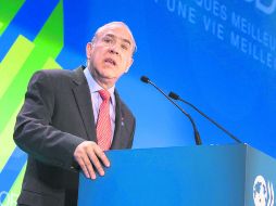 Bienestar. Para José Ángel Gurría, secretario general de la OCDE, el crecimiento debe traer “una vida mejor para todos”. NTX /