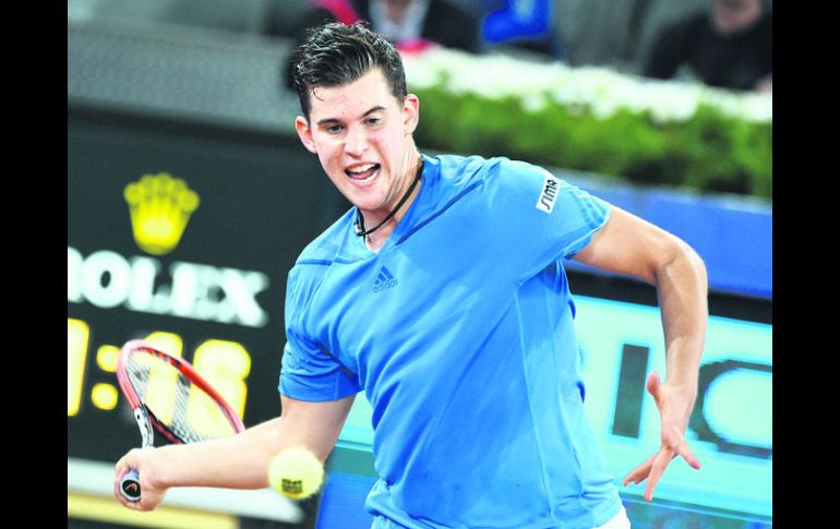Liquida. Dominic Thiem se recuperó tras perder el primer set 1-6 y ganó los siguientes dos 6-2 y 6-4. AFP /