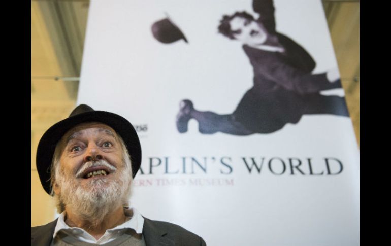 Michael Chaplin, hijo del actor y director británico Charles Chaplin, ofrece una rueda de prensa  sobre el museo. EFE /