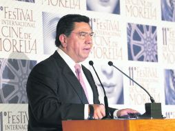 Confirman nexos. Jesús Reyna, cuando era gobernador interino de Michoacán.  /