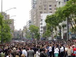 Un sismo con 6.6 grados Richter, con en Tecpan, Guerrero; afectó a la Ciudad de México, principalmente. SUN /