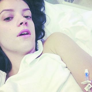 Lily Allen, al hospital