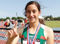 Cecilia Tamayo, medallista de Ucrania 2013, también participará en el Mundial de Atletismo Sub 20. Foto: SEP_mx. ESPECIAL /