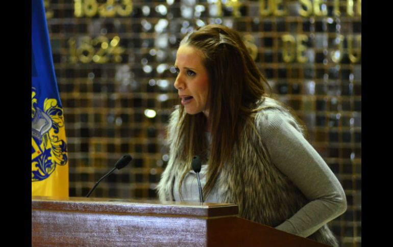 La legisladora dijo que pugnará para que el presupuesto 2015 tenga una perspectiva de género. ARCHIVO /