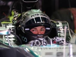 Nico Rosberg fue 0.869 más rápido que Lewis Hamilton, su coequipero y rival. AFP /