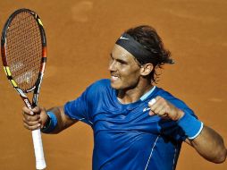 Nadal clasifica por segundo año consecutivo para el título en Madrid al vencer al castellonense Bautista. EFE /