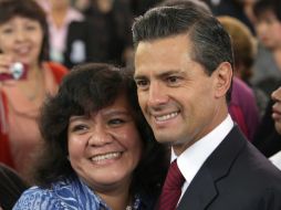 La ceremonia oficial del Día de las Madres fue encabezado por el Presidente Peña ayer, 09 de mayo, en Los Pinos. NTX /