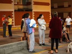 El sismo de 6.1 grados ocurrió la madrugada de este sábado. EFE /