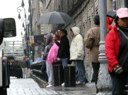 El frente frío 55 ocasinará vientos fuertes con lluvias, tormentas eléctricas y granizo en gran parte del territorio nacional. ARCHIVO /