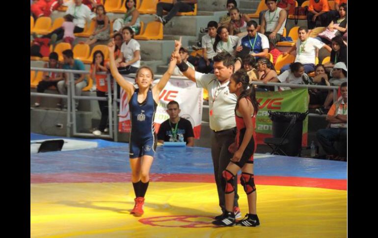 La selección Jalisco de luchas asociadas se despidió de la Olimpiada Nacional 2014 con la mejor participación en su historia. ESPECIAL /