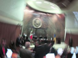 Las sesiones. En el Congreso duran en promedio cinco horas.  /