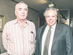 Preocupados. Eugenio Pelayo López (izquierda) y Aurelio López Rocha, los dos principales socios individuales de Guadalajara WTC.  /