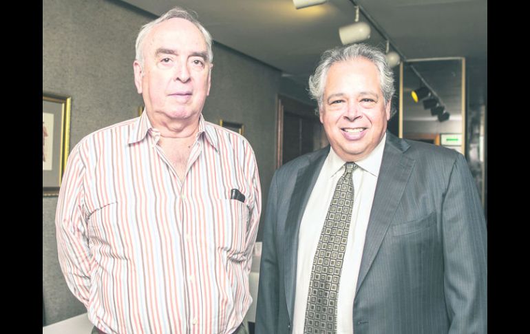 Preocupados. Eugenio Pelayo López (izquierda) y Aurelio López Rocha, los dos principales socios individuales de Guadalajara WTC.  /