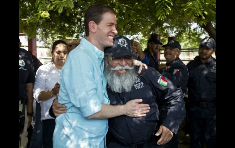 La Fuerza Rural Estatal fue presentada en los municipios de Buenavista y Tepalcatepec el pasado 10 de mayo. ARCHIVO /