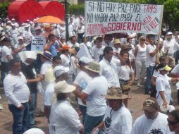 Más de dos mil personas realizaron una marcha por la paz para exigir acciones por parte del gobierno en materia de seguridad. SUN /