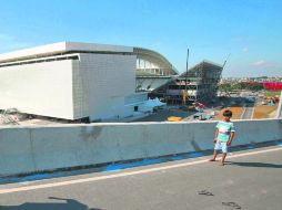 Incompleto. La Arena Corinthians es uno de los inmuebles que presenta mayores retrasos. Así lucía ayer. EFE /