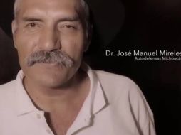 El doctor Mireles, exvocero de autodefensas en Michoacán señala que él se defiende por quien no tuvo el valor de hacerlo. ESPECIAL /