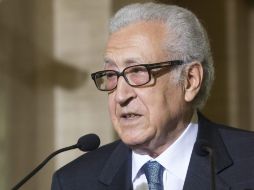 Brahimi concluirá con sus labores a finales de este mes. ARCHIVO /