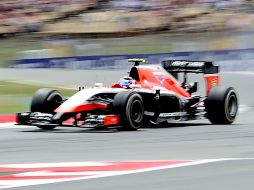 Chilton superó a Charles Pic de Lotus y al mismo Lewis Hamilton, de Mercedes. AFP /