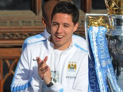 Samir acaba de obtener el título de la Liga Premier con el Manchester City. EFE /