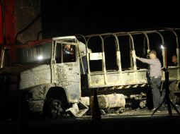 El lunes una unidad del Ejército fue atacada en el municipio de Guachinango.  /