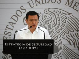 Miguel Ángel Osorio Chong asegura que el Gobierno federal se impondrá en Tamaulipas. AFP /