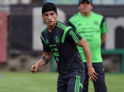 Alan es una de las jóvenes promesas del balompié nacional. AFP /