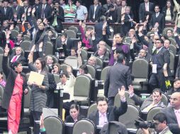 Reforma política. Por mayoría, se aprobó en la Cámara de Diputados las minutas sobre las leyes secundarias.  /