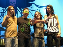 La Esfinge se presenta oficialmente el día de ayer, en un concierto en Plaza Condesa. AP /