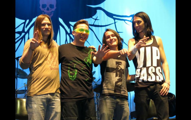 La Esfinge se presenta oficialmente el día de ayer, en un concierto en Plaza Condesa. AP /