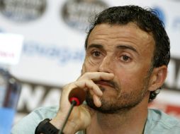 Luis ya fue entrenador del Barcelona B, pero dice no estar claro sobre su futuro. EFE /