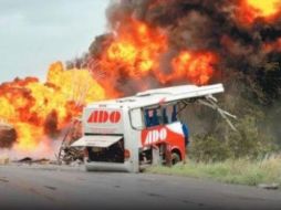 El gerente indicó que debido al incendio se quemó el chip que guarda la información sobre si el conductor rebasó los de velocidad. ARCHIVO /