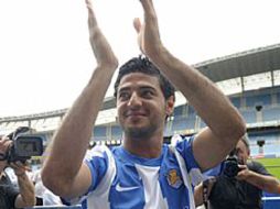 El mexicano disputa junto con Real Sociedad el último duelo de la Liga de España contra Villarreal. ARCHIVO /