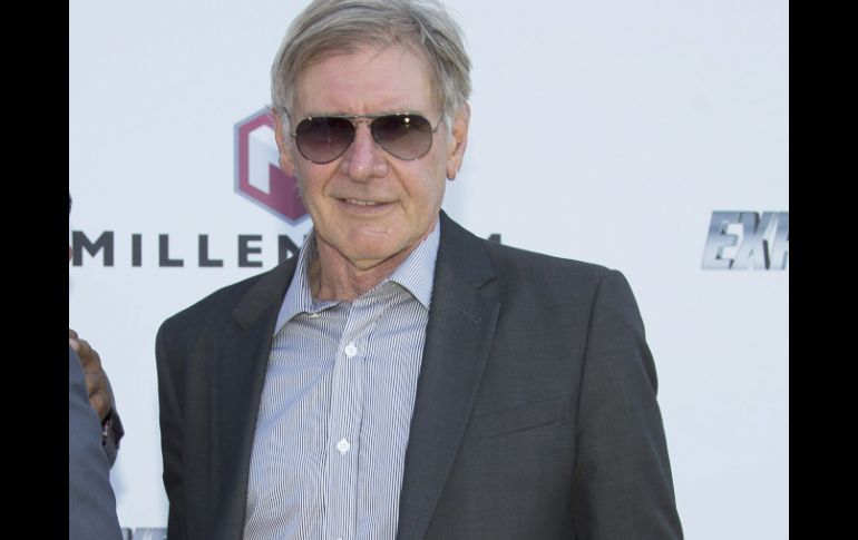 Ford participa en el Festival de Cannes, presentando la película 'Los Mercenarios 3'. EFE /