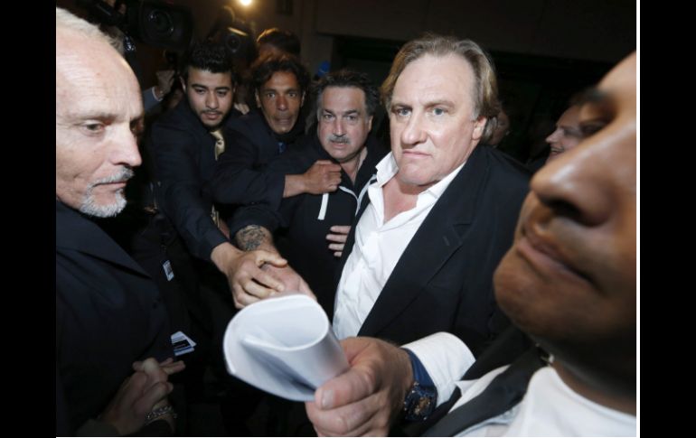 Depardieu no asistió a la fiesta el sábado por la noche porque decidió asistir a otra proyección de la película en Cannes. EFE /