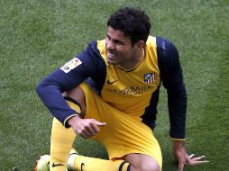 Costa abandonó el último juego ante Barcelona antes del minuto 20 por lesión. EFE /