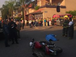 En el cruce de las calles Irán y Manuel Navarrete, en la colonia Agustín Yáñez.  /