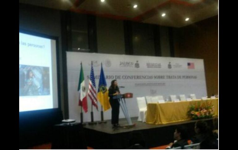 El Seminario de Conferencias sobre Trata de Personas se celebra en el Hotel Ríu de esta ciudad.  /