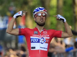 Bouhanni ya había ganado en Bari y Foligno, dentro del Giro 2014. AFP /