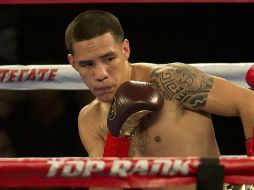 Valdez se mantiene invicto como boxeador profesional al mantener su récord de 11 victorias. MEXSPORT /