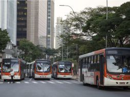 Varios policías y otros colectivos como los del transporte amenazaron con hacer huelga durante la copa del Mundo. EFE /