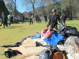 Las autoridades ministeriales pusieron bajo resguardo 138 viviendas y áreas verdes circundantes. ARCHIVO /