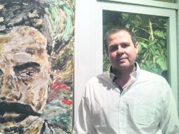 Óscar Ramírez rinde tributo a personajes de distintos ámbitos a través de la pintura.  /