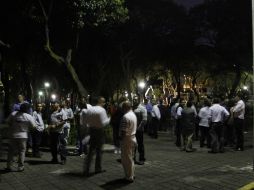 Recomiendan que en cuanto se escuche la alarma sísmica se vaya a la zona de seguridad para resguardarse del peligro. NTX /