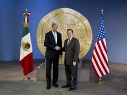 Se prevé, que alrededor de las 13:00 horas, John Kerry y José Antonio Meade emitan un mensaje. AP /