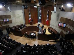Los magistrados del TEPJF fijan su postura sobre la pensión. ARCHIVO /