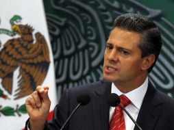 'Debemos tomar acciones y definiciones para combatir el acoso', sostuvo el presidente de México, Peña Nieto. ARCHIVO /