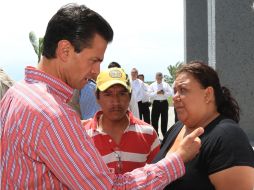 Peña dijo a los padres que estará muy al pendiente del tema. NTX /