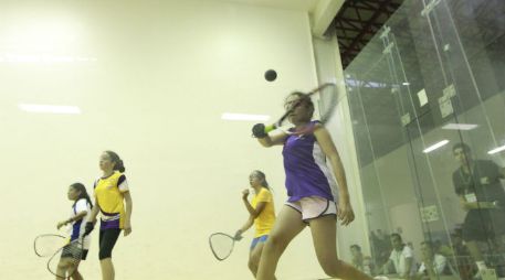 Las finales de Racquetbol Nacional se jugaron en las instalaciones del Code.  /