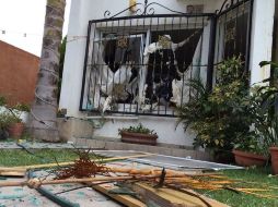 La finca afectada se encuentra dentro de un coto denominado San Angelín, en Zapopan.  /